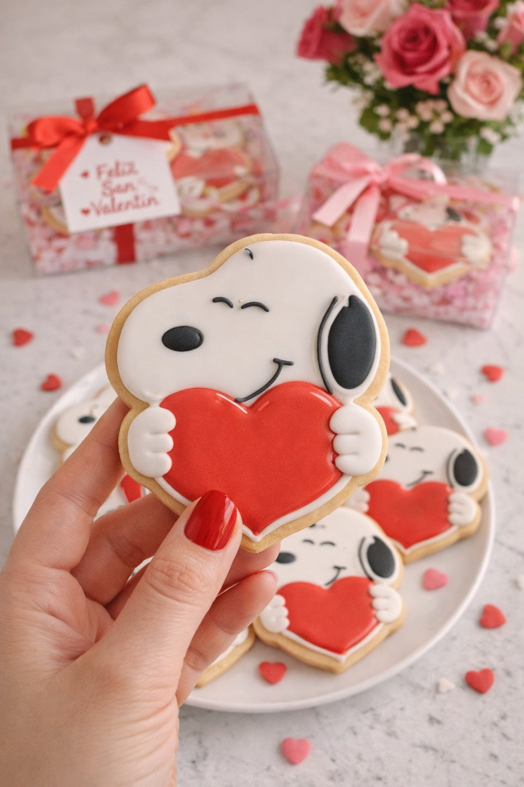 Perro Curioso Animado San Valentin