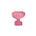 Cortador y sello de galletas Trofeo dia del padre para fondant reposteria, galletas, masa fria y manualidades.
