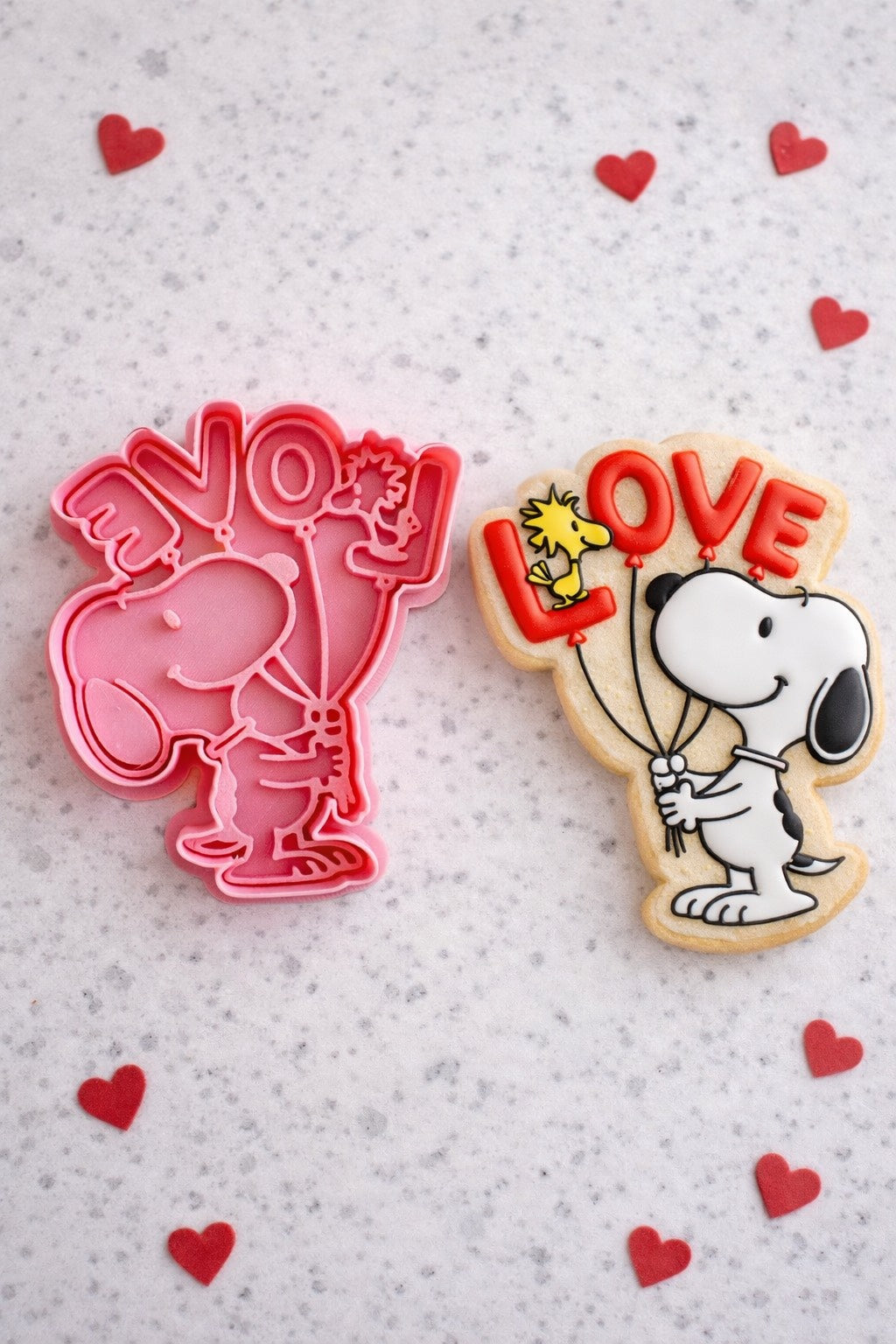 Cortador y sello de galletas Perro dibujo animado para fondant reposteria, galletas, masa fria y manualidades.