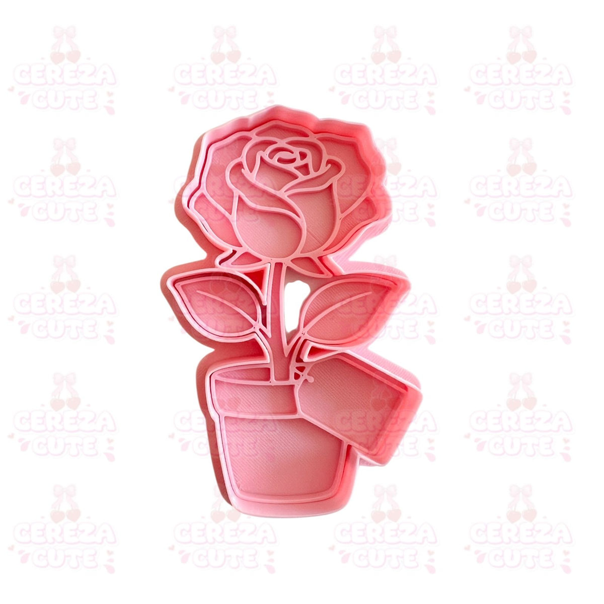 Maceta con Rosa
