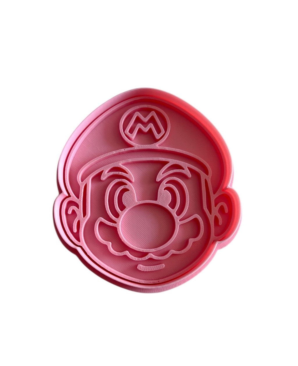 Cortador y sello de galleta Mario Pelicula para fondant reposteria, galletas, masa fria y manualidades.