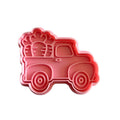Cortador y sello de galleta auto con zanahoria pascua para fondant reposteria, galletas, masa fria y manualidades.