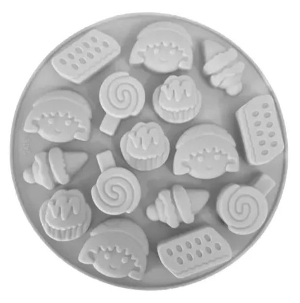 Molde de silicona de Dulces, helados, paleta para fondant, reposteria, chocolates, y manualidades.