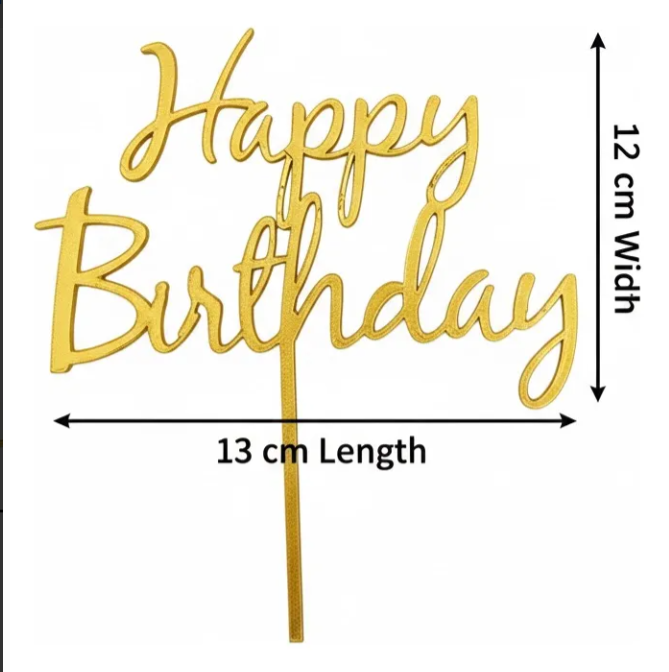 Topper Happy Birthday