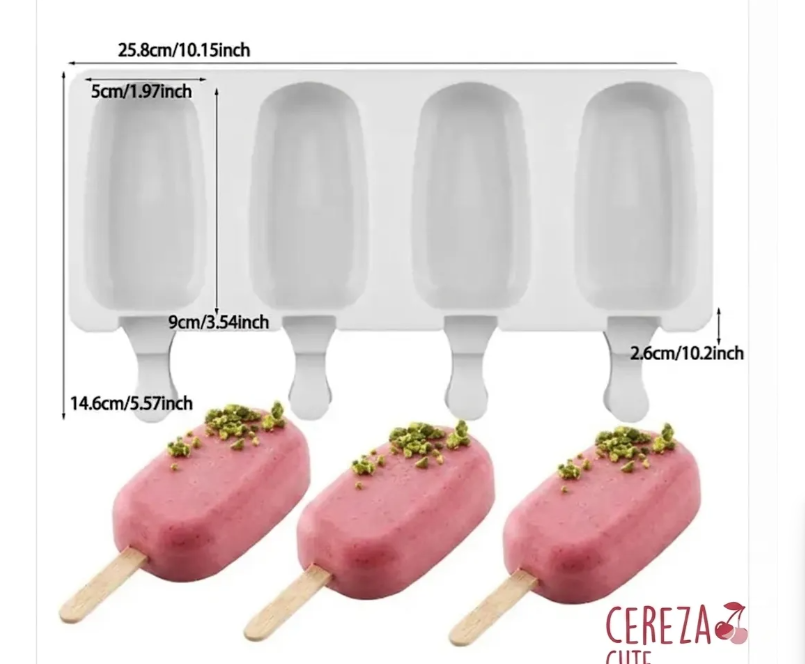 Paletas helado o Cakesicles.