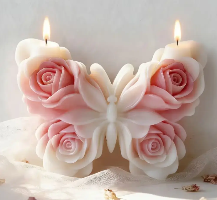 Mariposa Floral 3D