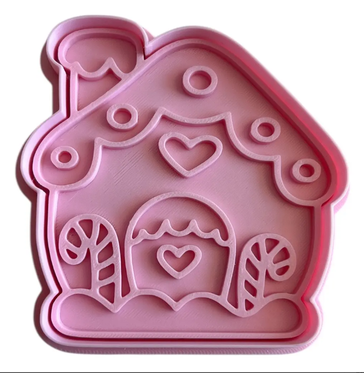 Cortador y sello de galletas de Carruaje de viejo pascuero Navidad para fondant reposteria, galletas, masa fria y manualidades.