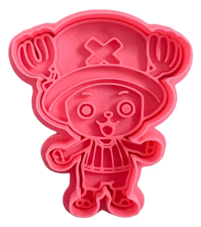Cortador y sello de galleta Doctor Chopper Anime para fondant reposteria, galletas, masa fria y manualidades.