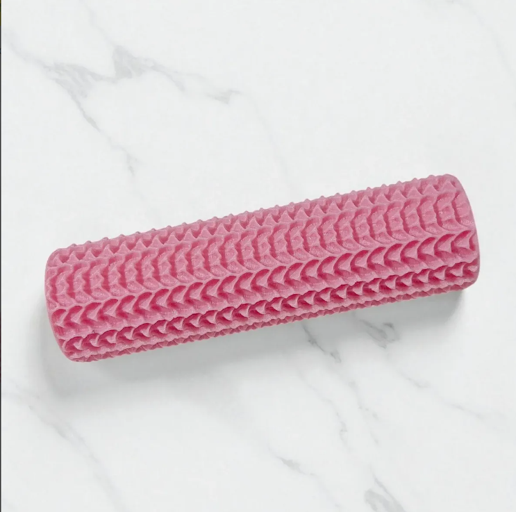Rodillos Texturizadores Panel, Piel, Zig Zag, Tejido, Madera y Ladrillo para fondant reposteria y manualidades.