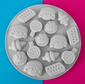 Molde de silicona de Dulces, helados, paleta para fondant, reposteria, chocolates, y manualidades.