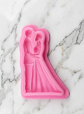 Molde de silicona de Novios de Casados, Bodas, para fondant, reposteria, chocolates, y manualidades.