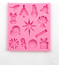 Molde de silicona de Navidad para fondant, reposteria, chocolates, y manualidades.