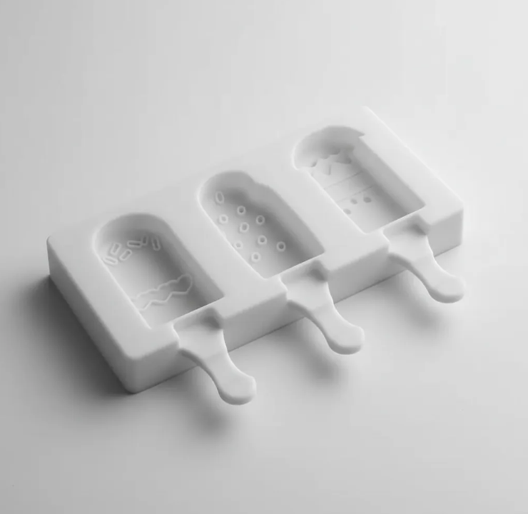 Molde de silicona de 3 paletas helado o Cakesicles, reposteria, chocolates.