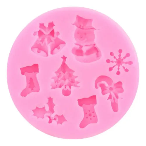 Molde de silicona de Navidad.