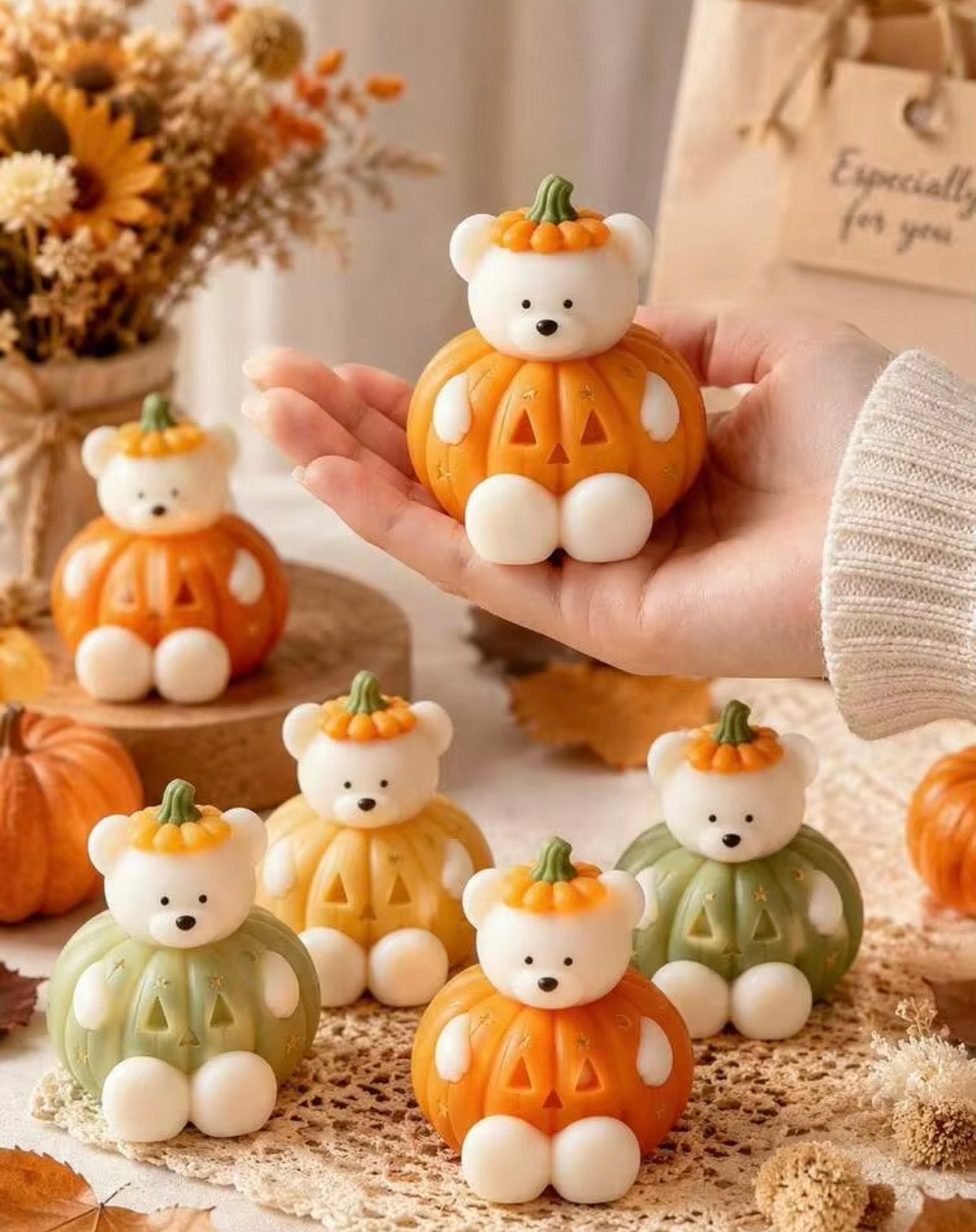 Oso calabaza 3D