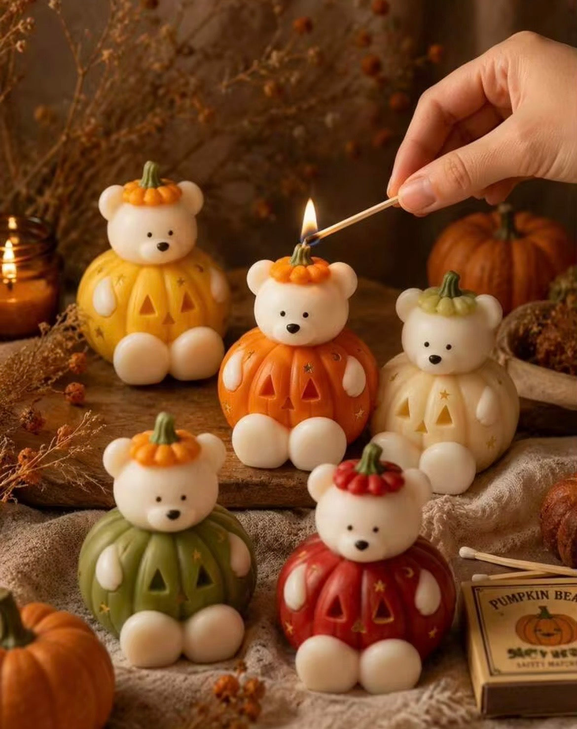 Oso calabaza 3D