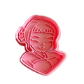 Cortador y sello de galleta Kpop Zoey para fondant reposteria, galletas, masa fria y manualidades.