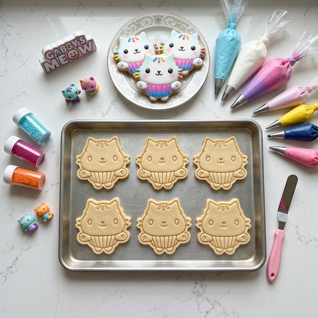 Cortador y sello de galleta Patelito pelicula para fondant reposteria, galletas, masa fria y manualidades.