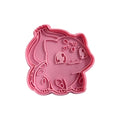Cortador y sello de galleta Semilla Anime para fondant reposteria, galletas, masa fria y manualidades.
