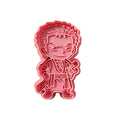 Cortador y sello de galleta Cazador Pirata Anime para fondant reposteria, galletas, masa fria y manualidades.