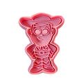 Cortador y sello de galleta juguete Vaquero para fondant reposteria, galletas, masa fria y manualidades.