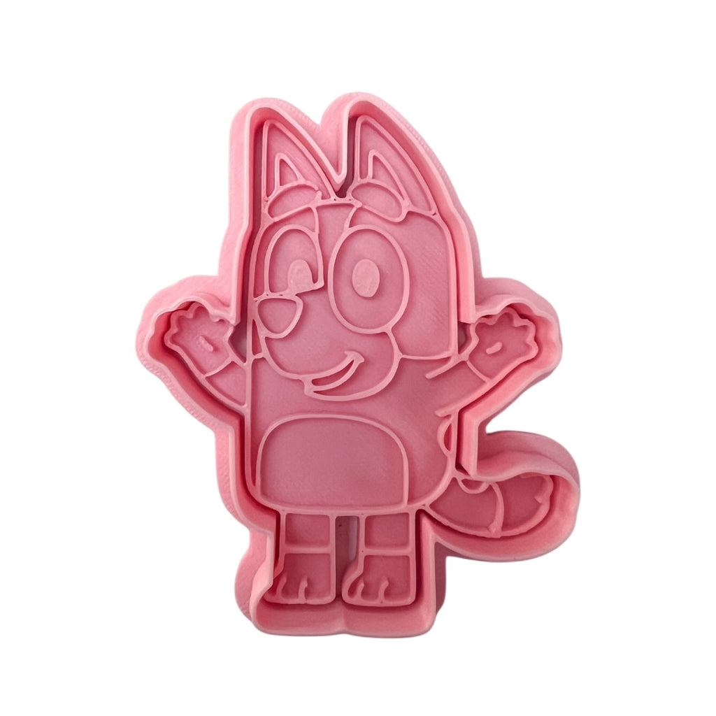 Cortador y sello de galleta Perro Bingo para fondant reposteria, galletas, masa fria y manualidades.