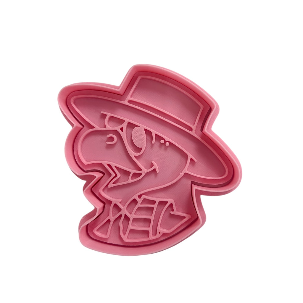 Cortador y sello de galleta Condorito para fondant reposteria, galletas, masa fria y manualidades.