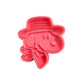 Cortador y sello de galleta Perro Animado Huasito para fondant reposteria, galletas, masa fria y manualidades.