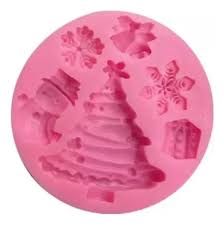 Molde de silicona de Navidad.
