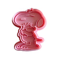Cortador y sello de galleta Perro dibujo animado con mascota para fondant reposteria, galletas, masa fria y manualidades.