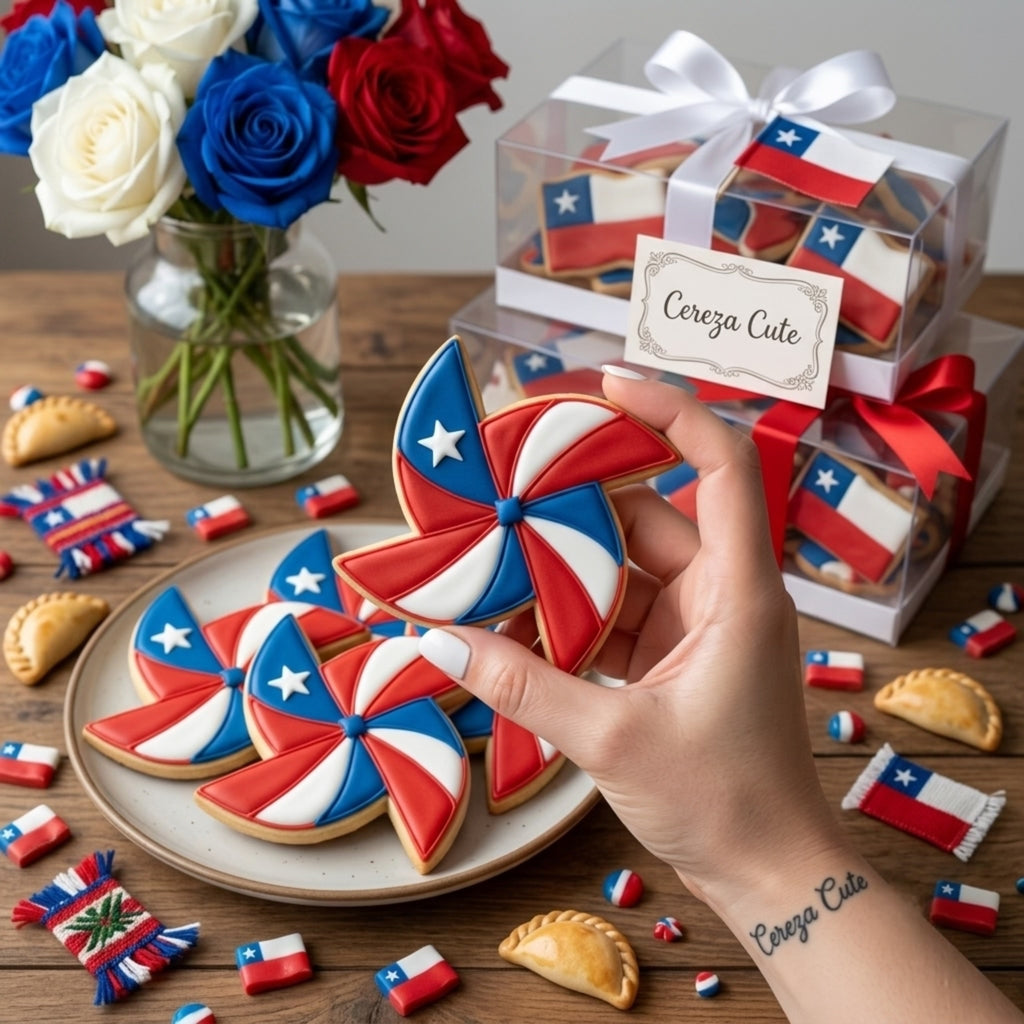 Cortador y sello de galleta Molinete para fondant reposteria, galletas, masa fria y manualidades.