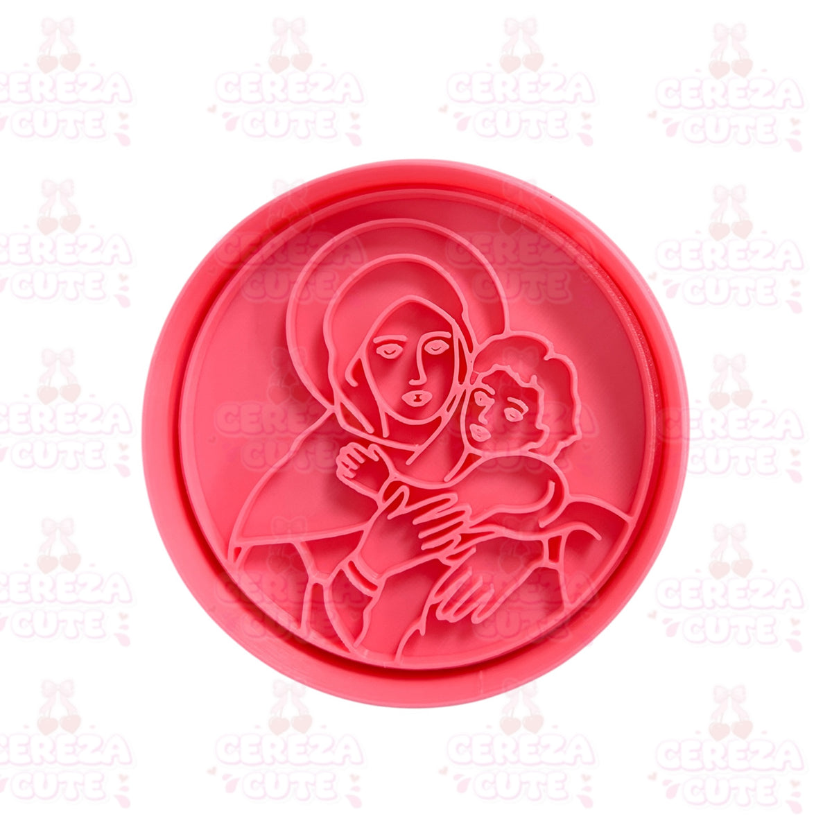 Virgen con niño Medalla 02