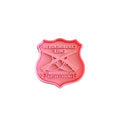 Cortador y sello de galleta de Logo de Carabineros de Chile para fondant reposteria, galletas, masa fria y manualidades.