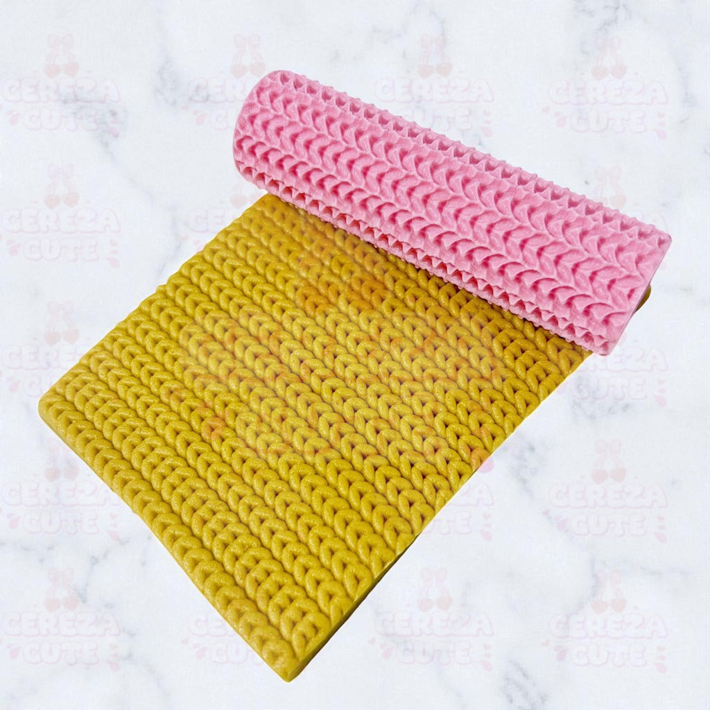 Set 6 Rodillos Texturizadores para fondant reposteria, galletas, masa fria y manualidades.